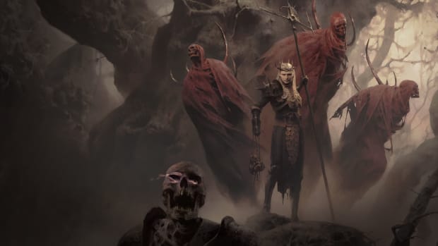 Diablo IV concept artwork for the Necromancer