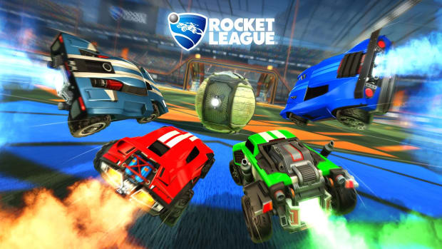 Rocket League cars title card