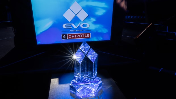 A look at one of the coveted Evo trophies