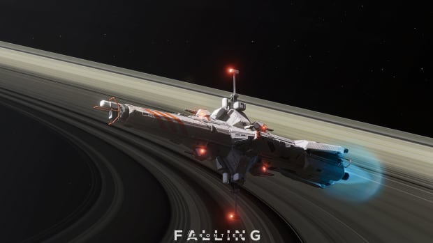 Falling Frontier Coventry-class frigate.