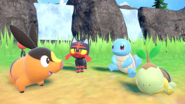 All starters in the Indigo Disc DLC