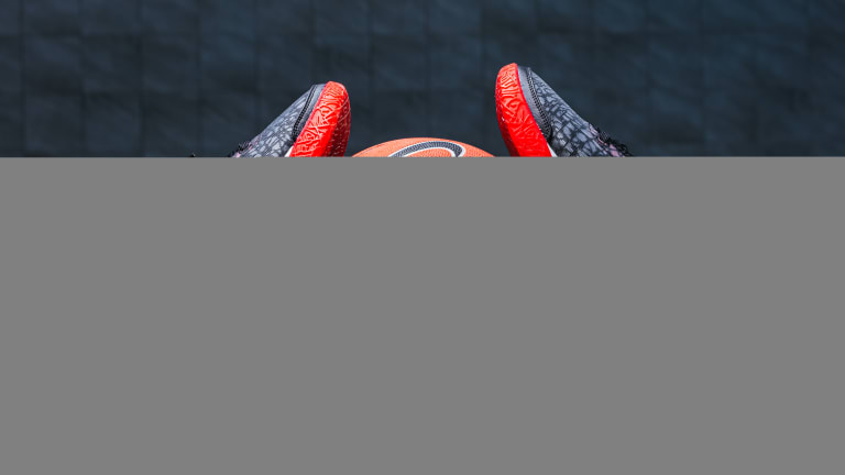 Nike Basketball Lebron James fleece joggers in grey