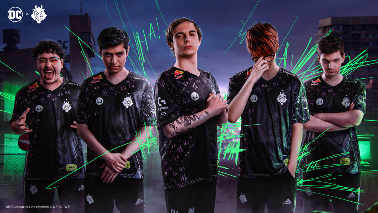 G2 partners with DC Comics to create Joker-themed G2 MSI jersey