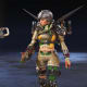 Valkyrie's Yuffie Kisaragi skin and Sentinel in the Apex Legends x Final Fantasy VII Rebirth Crossover Event.