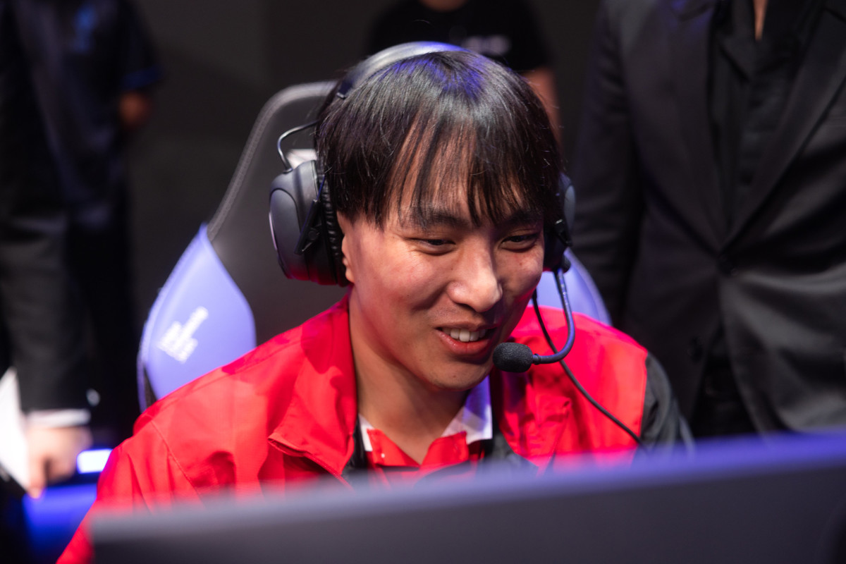 Peter "Doublelift" Peng of 100 Thieves competes during week 3 of the 2023 LCS Spring Split at the Riot Games Arena on February 10, 2023. (Photo by Robert Paul/Riot Games)