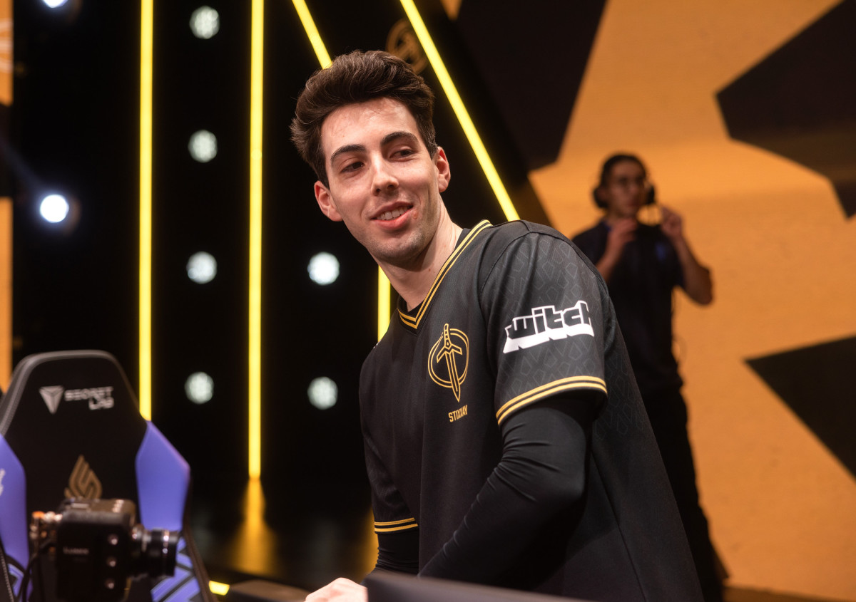 Trevor "Stixxay" Hayes of Golden Guardians competes during week 3 of the 2023 LCS Spring Split at the Riot Games Arena on February 10, 2023. (Photo by Robert Paul/Riot Games)