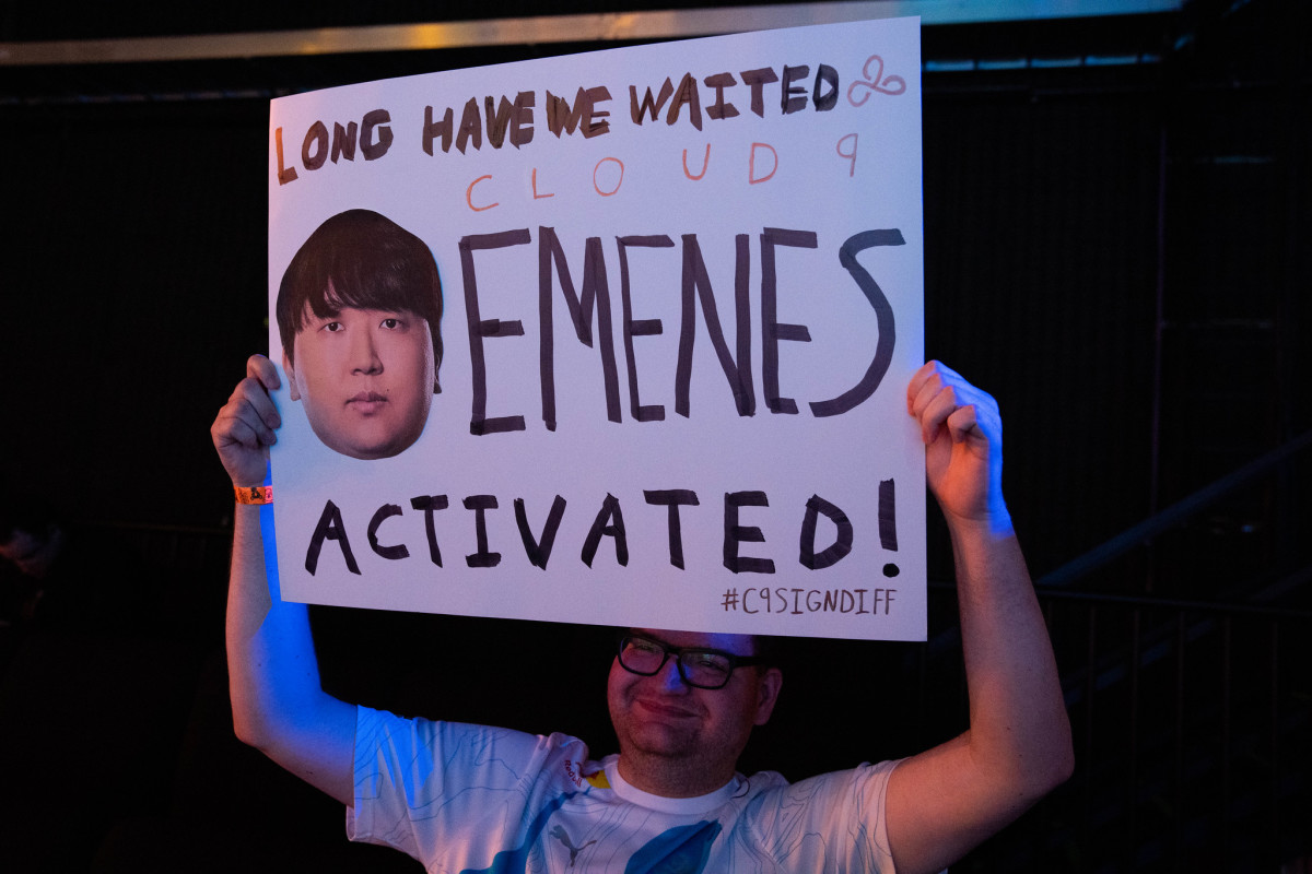EMENES was the player of the game in Cloud9's win over TSM