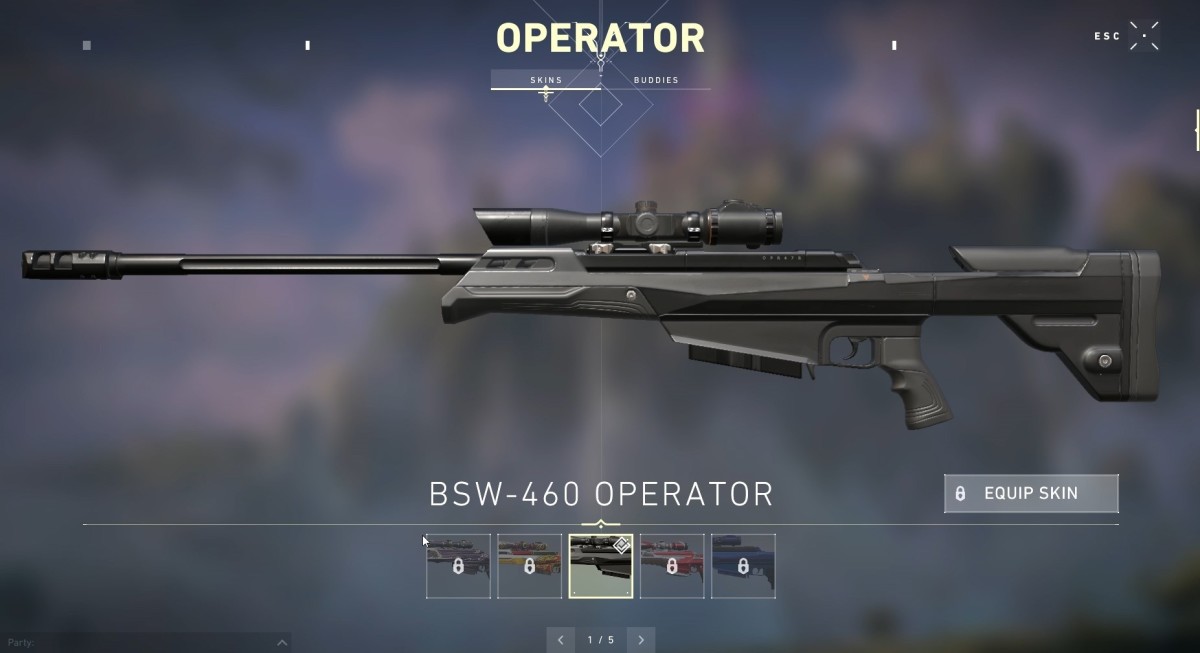 VALORANT Operator Loadout weapon