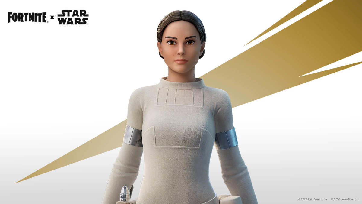 Padme Amidala in Fortnite and Star Wars crossover