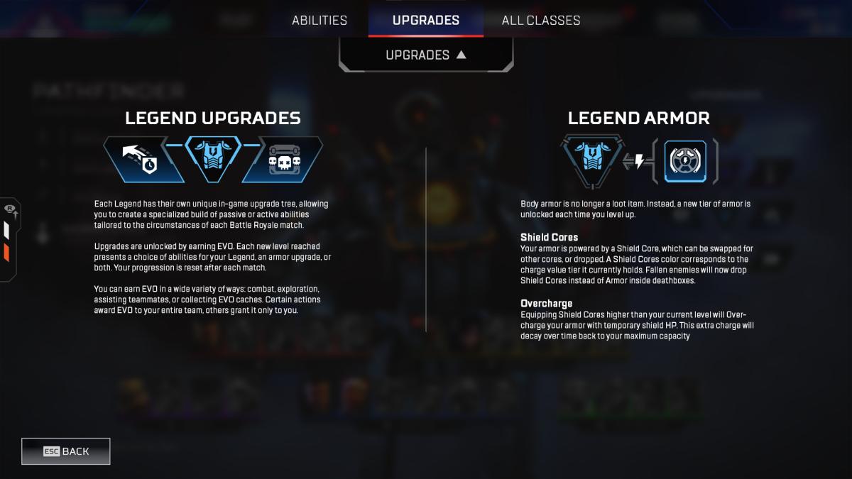 Two big changes in Season 20 of Apex Legends are the Legend Upgrade System and Legend Armor changes.