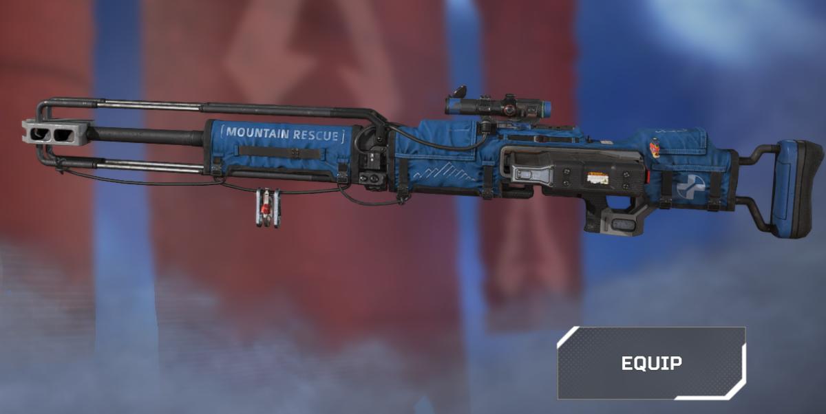 The Kraber sniper rifle from Apex Legends.