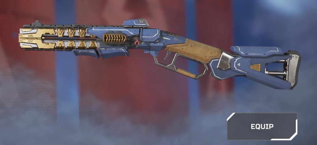 The Peacekeeper shotgun in Apex Legends.
