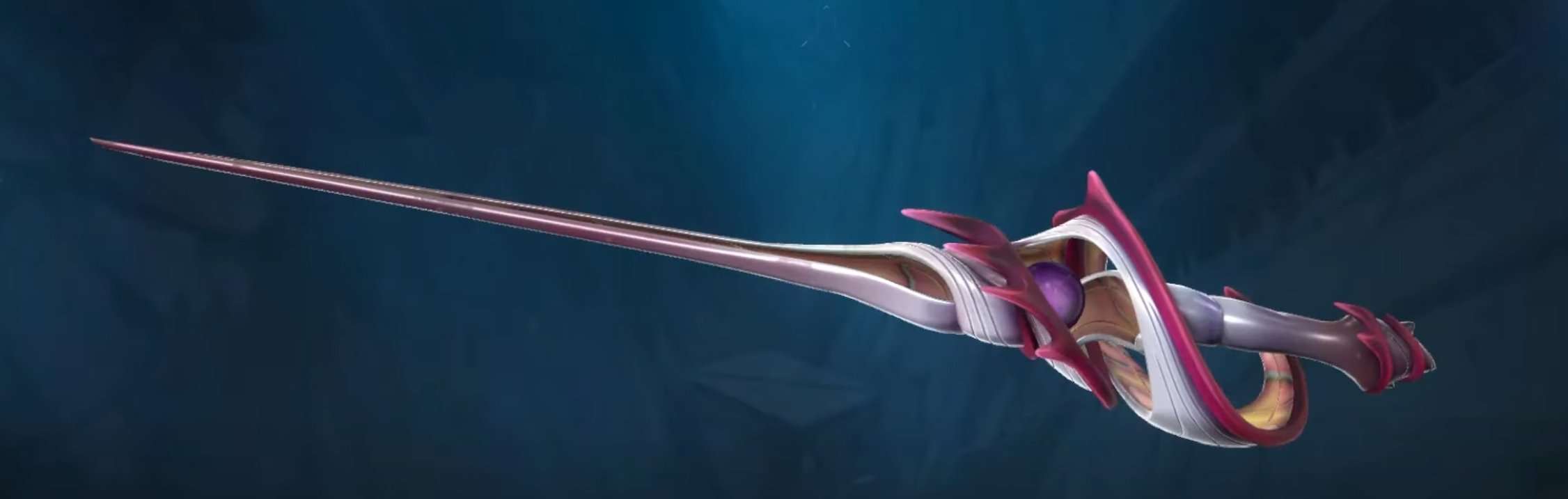 The Shellspire Sword is designed similarly to the Artisan Foil from an earlier Battlepass. Source: Riot Games and @ValorantUpdated on Twitter.com