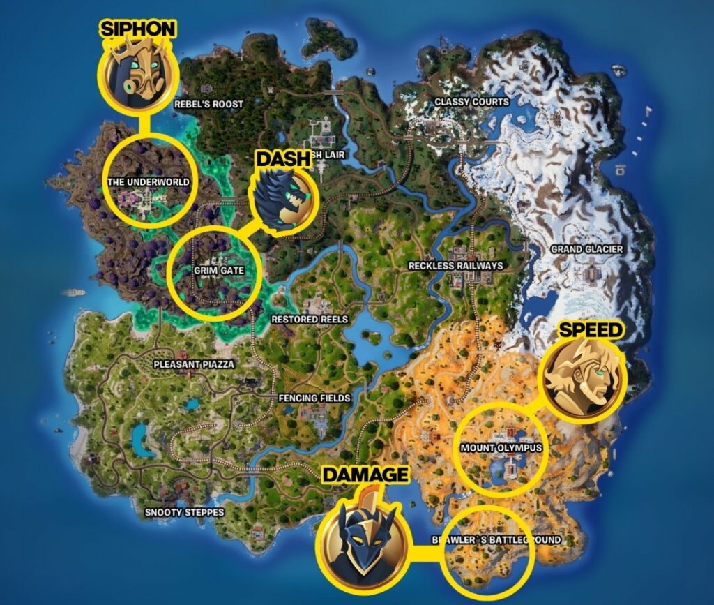 All Medallion Locations in Fortnite Chapter 5 Season 2