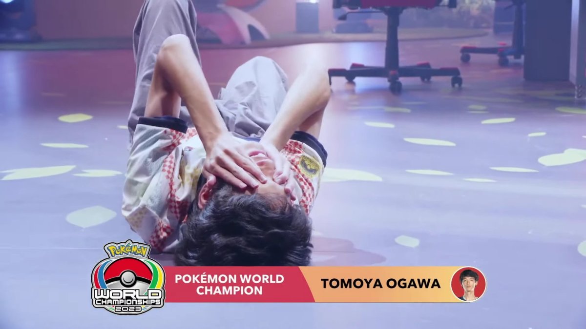 Tomoyo Ogawa emotional reaction to winning Pokemon VGC