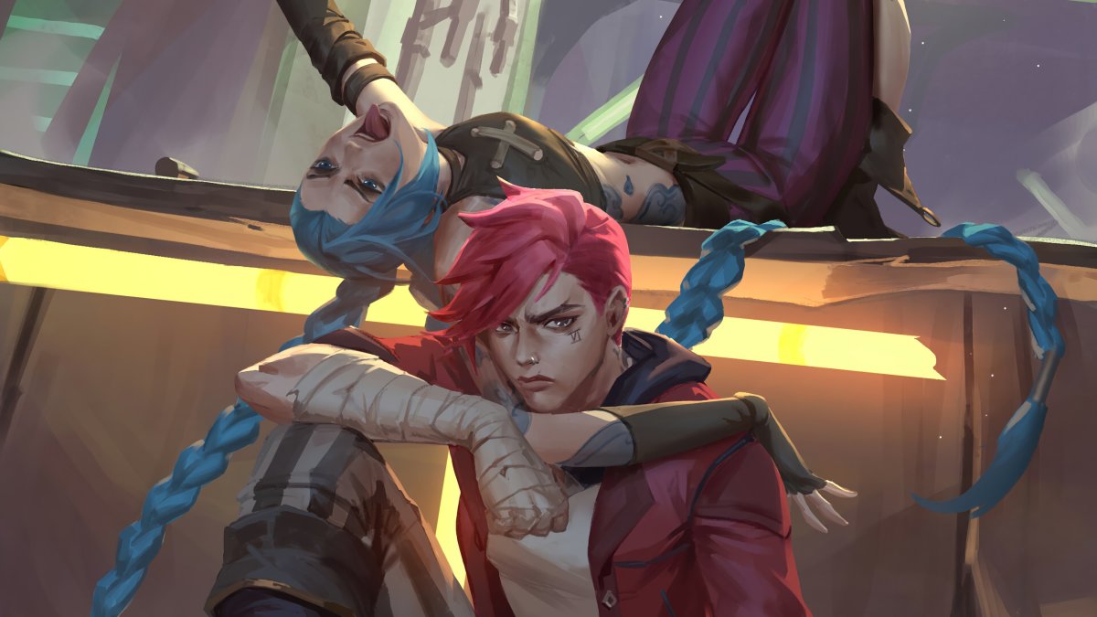 Jinx and Vi from Arcane
