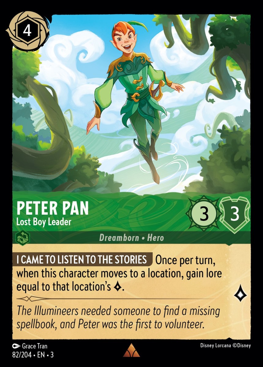Peter Pan Lost Boy Leader Dreamborn Lorcana card
