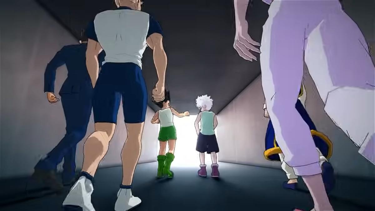Killua, Gon and other Hunter x Hunter characters walk out
