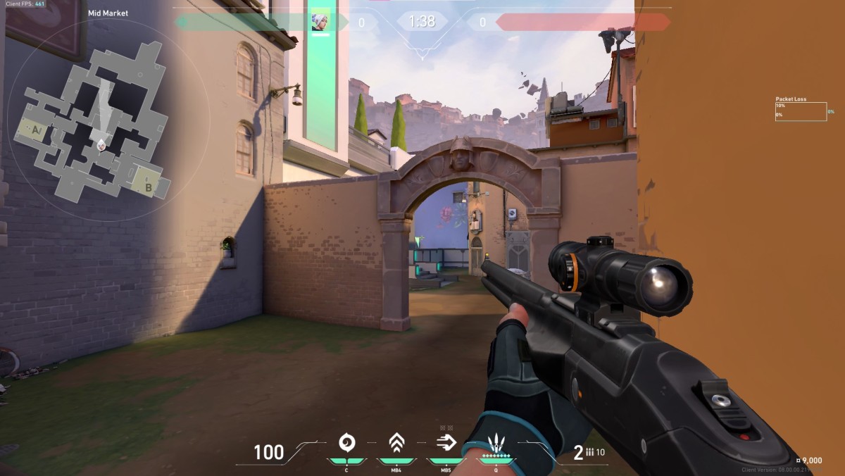 New Valorant gun Outlaw on Ascent hold