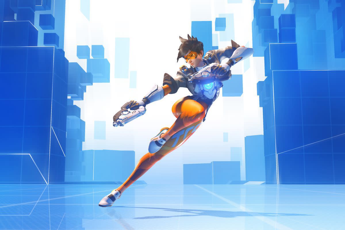 Tracer win pose